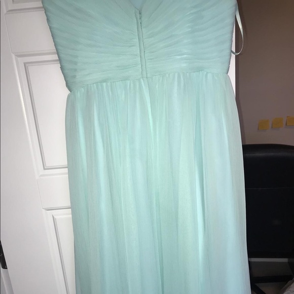 Long teal prom dress - Picture 3 of 7